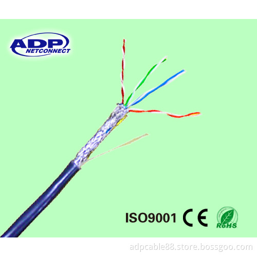 SFTP Cat5 Communication Cable Twisted Pair 24awg